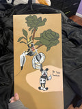 Rose and Mickey Mouse painting